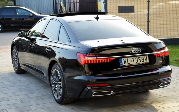 Audi A6 cena 167999 przebieg: 60000, rok produkcji 2020 z Łazy małe 742